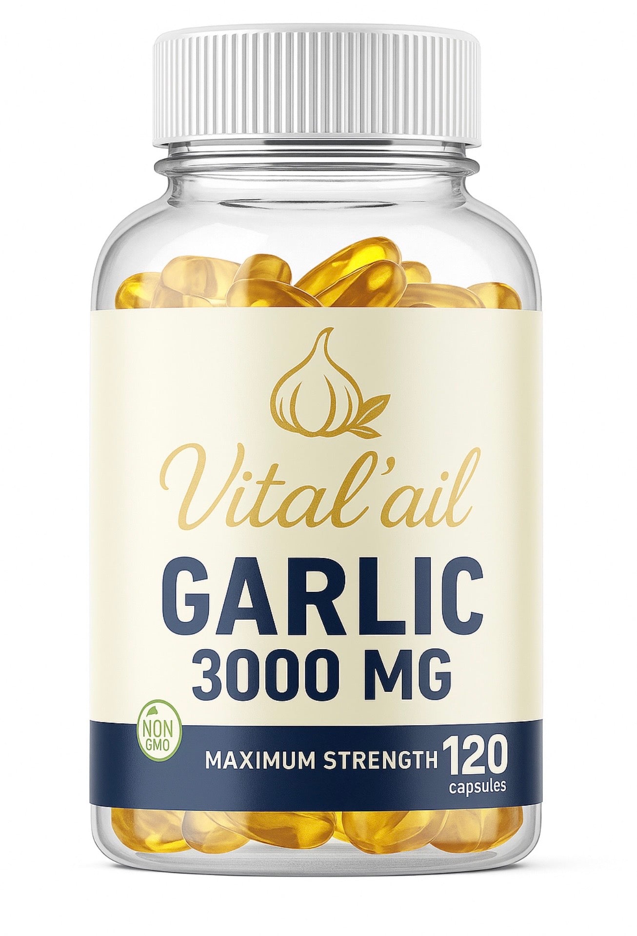 Vital'Ail - Capsule d'huile d'Ail Pure & Naturelle